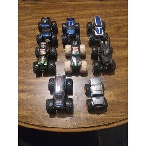 Lot of 8 Hot Wheels Monster Jam Trucks Diecast Gravedigger Batman + More